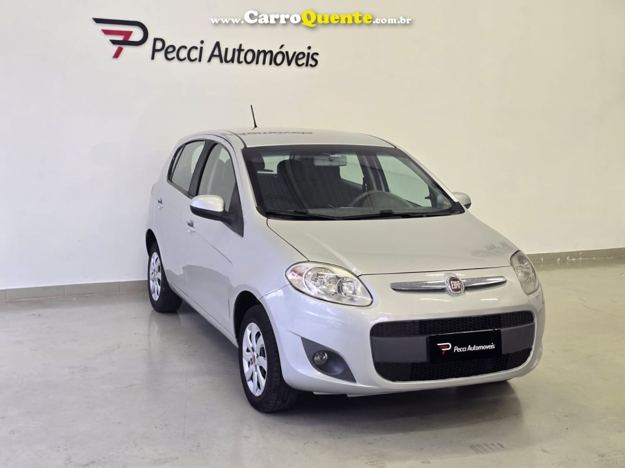 FIAT   PALIO ATTRA.ITÁLIA 1.4 EVO F.FLEX 8V 5P   PRATA 2013 1.4 GASOLINA - Loja