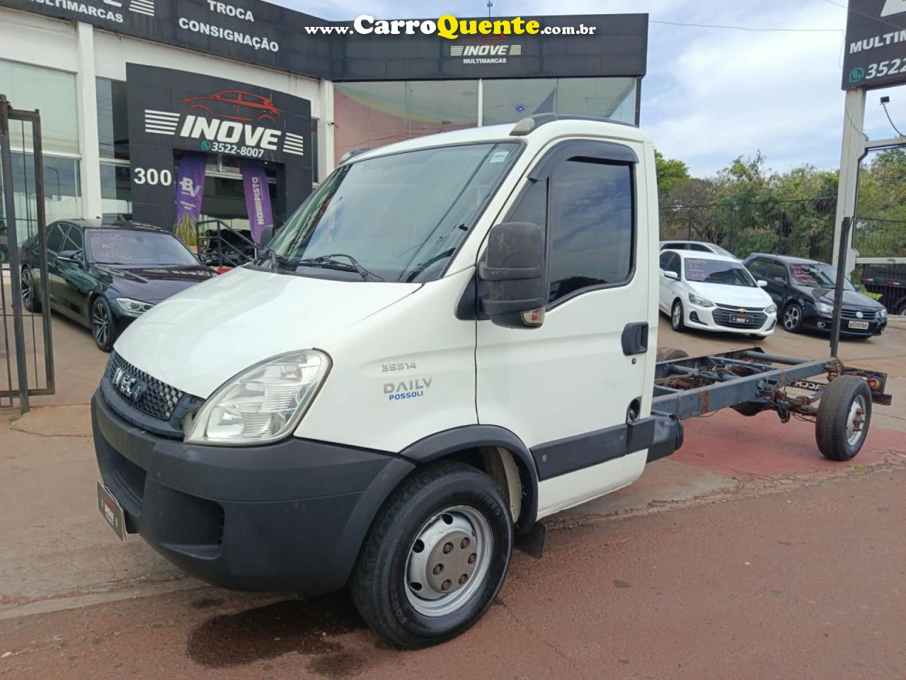 IVECO   DAILY CHASSI 35S14 2P (DIES.)(E5)   BRANCO 2017 147 cv GASOLINA - Loja