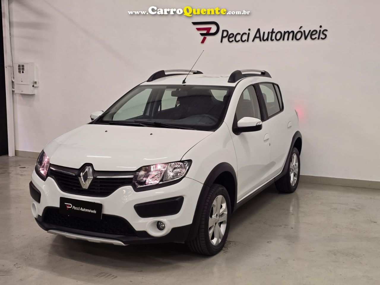 RENAULT   SANDERO STEPWAY EASY R FLEX 1.6 16V 5P   BRANCO 2018 1.6 FLEX - Loja
