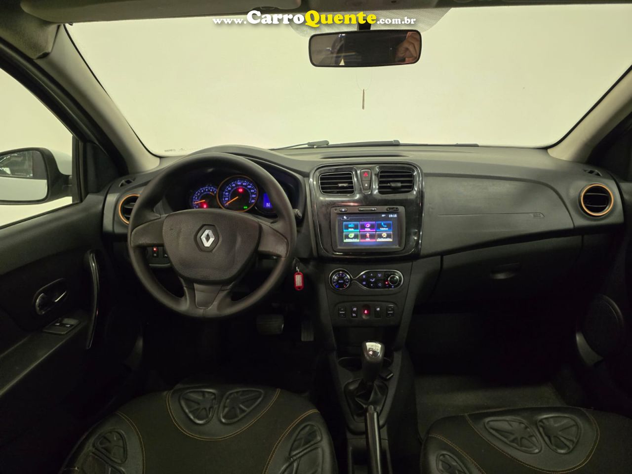RENAULT   SANDERO STEPWAY EASY R FLEX 1.6 16V 5P   BRANCO 2018 1.6 FLEX - Loja