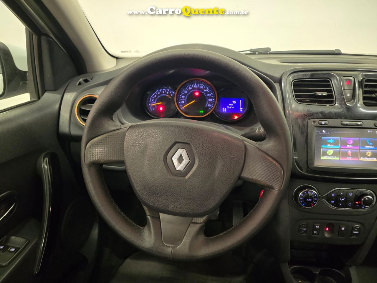 RENAULT   SANDERO STEPWAY EASY R FLEX 1.6 16V 5P   BRANCO 2018 1.6 FLEX - Loja