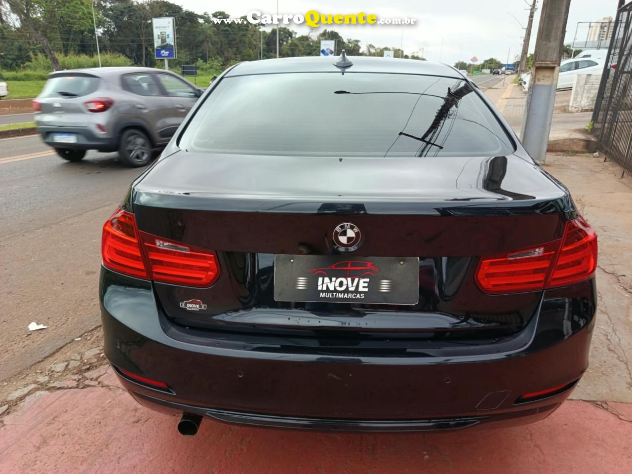 BMW   320IA 2.0 TURBOACTIVEFLEX 16VGP  4P   PRETO 2015 2.0 GASOLINA - Loja