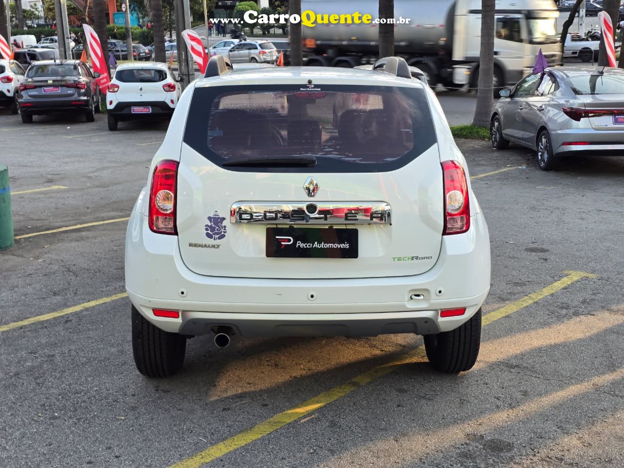 RENAULT   DUSTER DYNAMIQUE 2.0 FLEX 16V AUT.   BRANCO 2013 2.0 FLEX - Loja