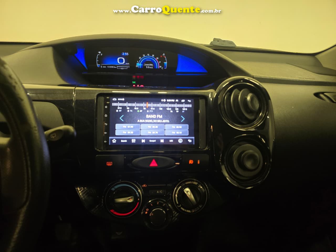 TOYOTA   ETIOS X 1.3 FLEX 16V 5P MEC.   PRETO 2018 1.3 FLEX - Loja
