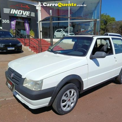 FIAT   UNO MILLE CELEBCELEB.ECON 1.0 F.FLEX 2P   BRANCO 2013 1.0 GASOLINA