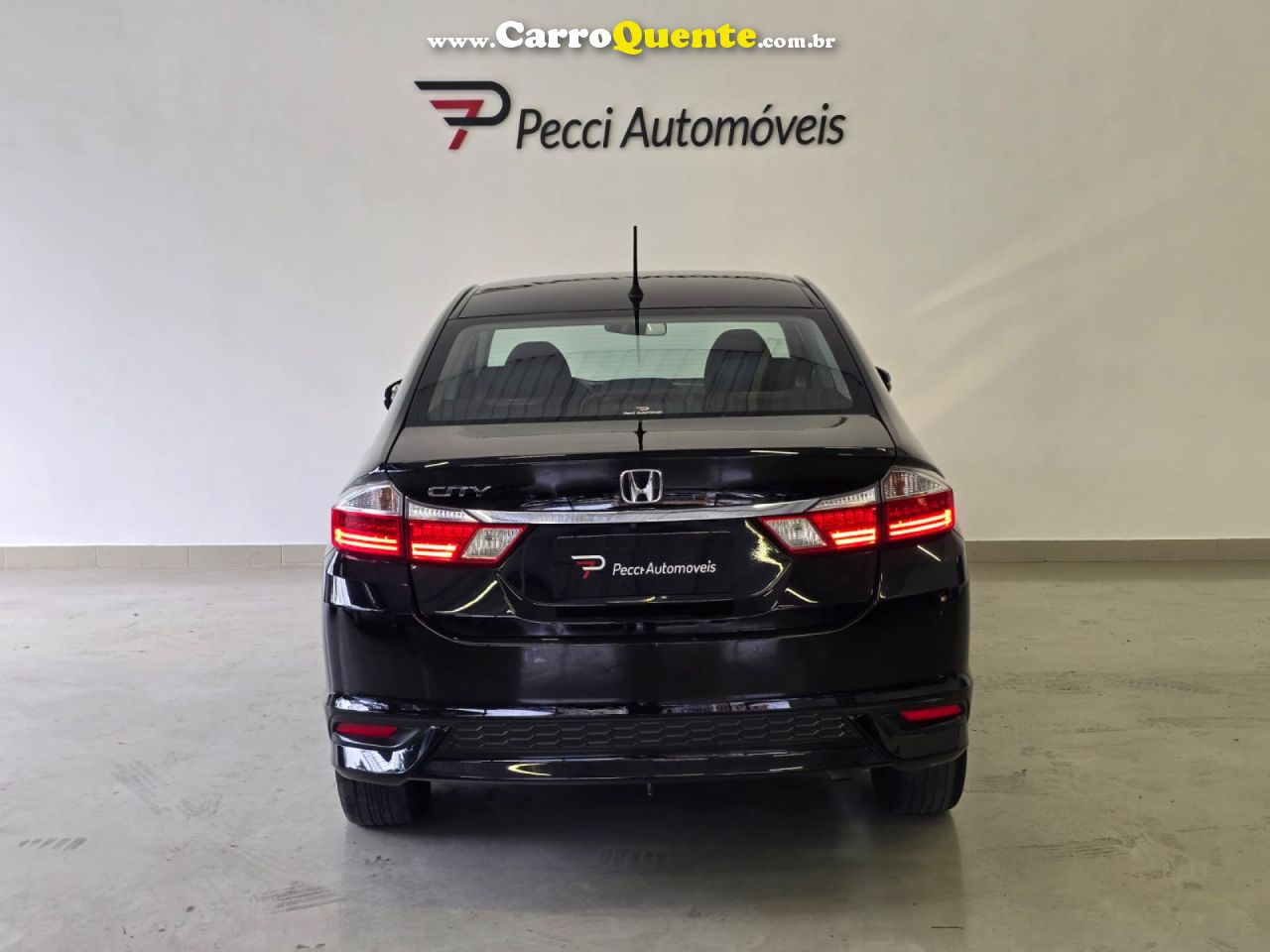 HONDA   CITY SEDAN EX 1.5 FLEX 16V 4P AUT.   PRETO 2019 1.5 FLEX - Loja