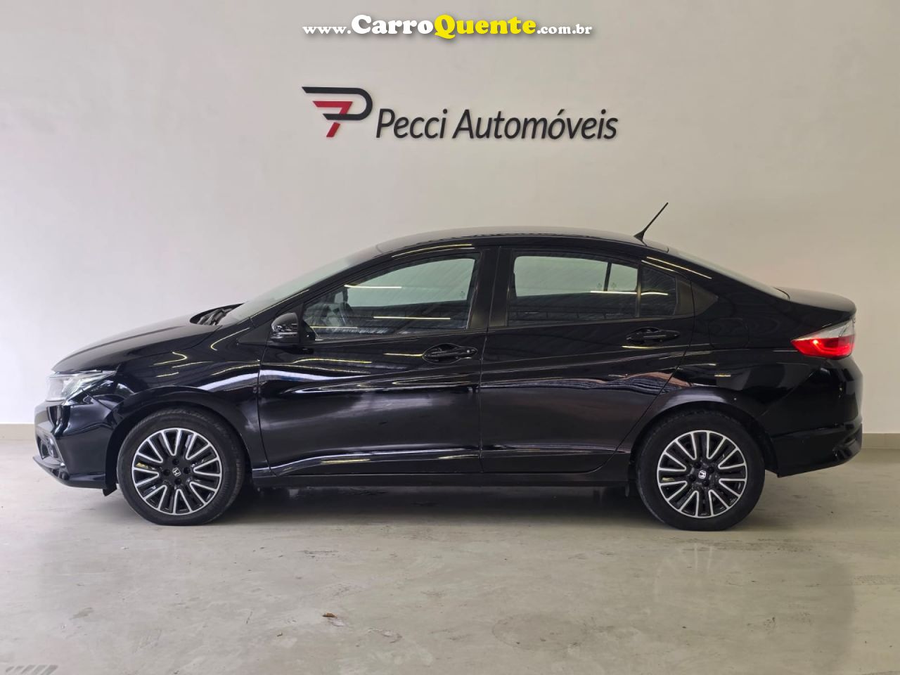 HONDA   CITY SEDAN EX 1.5 FLEX 16V 4P AUT.   PRETO 2019 1.5 FLEX - Loja
