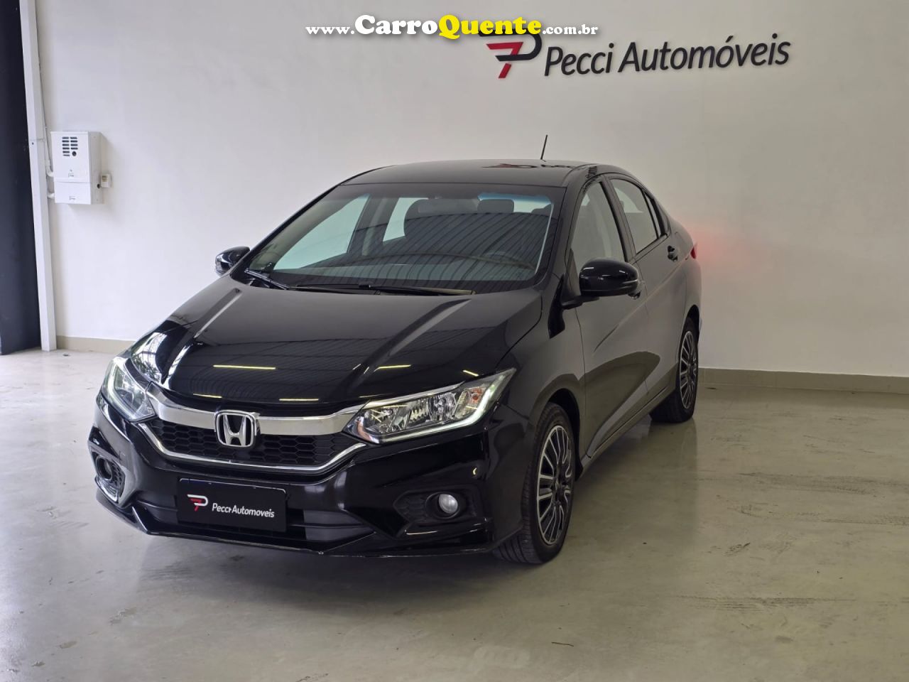 HONDA   CITY SEDAN EX 1.5 FLEX 16V 4P AUT.   PRETO 2019 1.5 FLEX - Loja