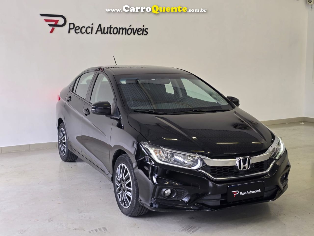 HONDA   CITY SEDAN EX 1.5 FLEX 16V 4P AUT.   PRETO 2019 1.5 FLEX - Loja