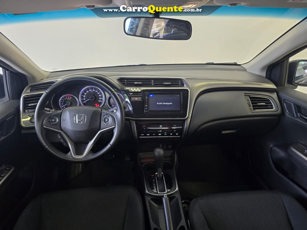 HONDA   CITY SEDAN EX 1.5 FLEX 16V 4P AUT.   PRETO 2019 1.5 FLEX - Loja