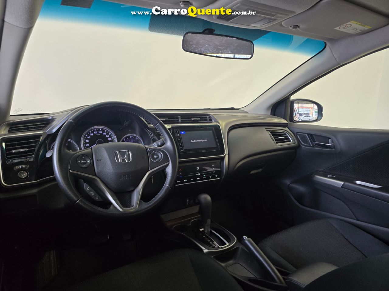 HONDA   CITY SEDAN EX 1.5 FLEX 16V 4P AUT.   PRETO 2019 1.5 FLEX - Loja