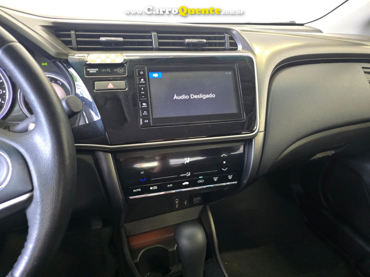 HONDA   CITY SEDAN EX 1.5 FLEX 16V 4P AUT.   PRETO 2019 1.5 FLEX - Loja