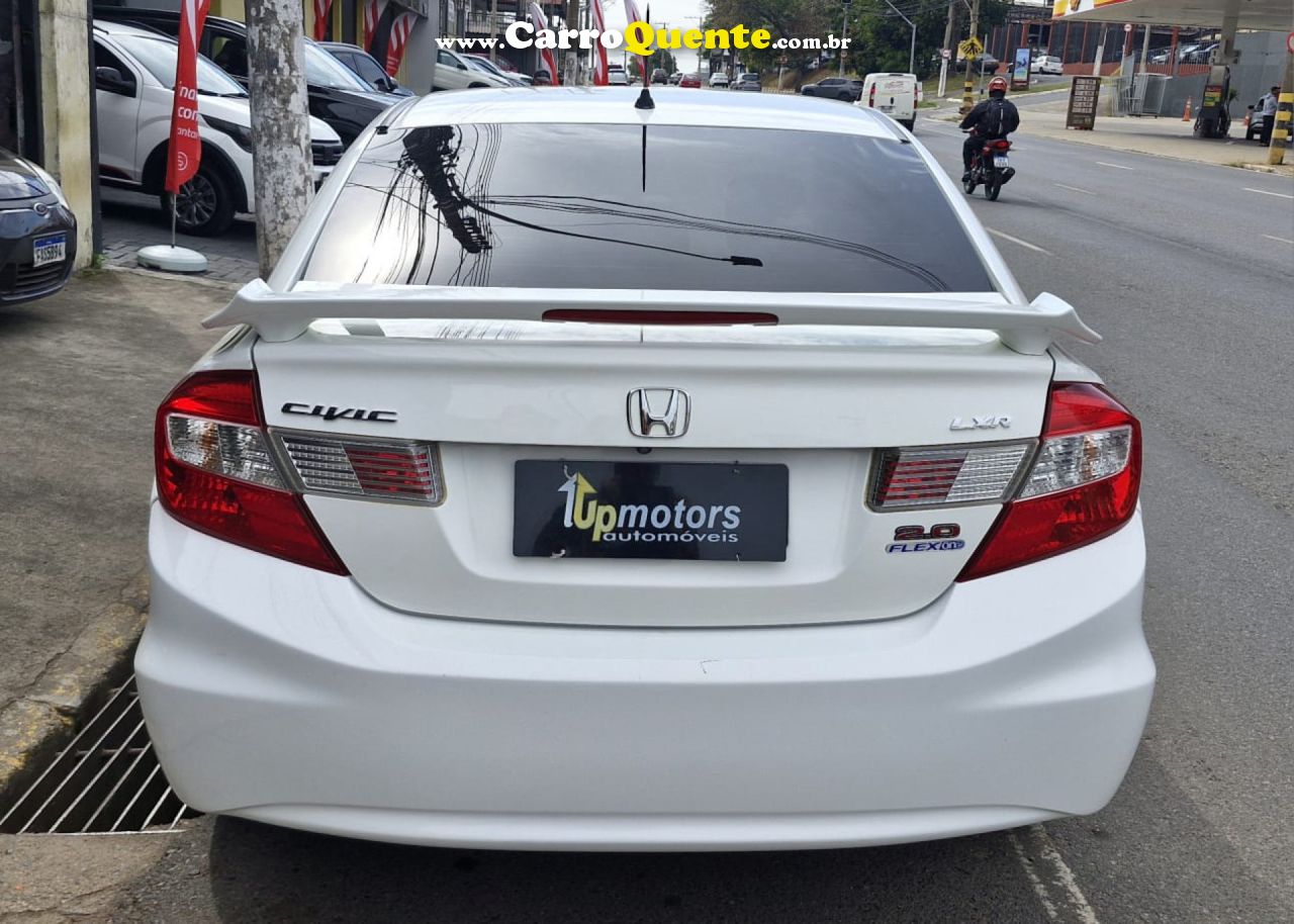 HONDA   CIVIC SEDAN LXR 2.0 FLEXONE 16V AUT. 4P   BRANCO 2015 2.0 FLEX - Loja