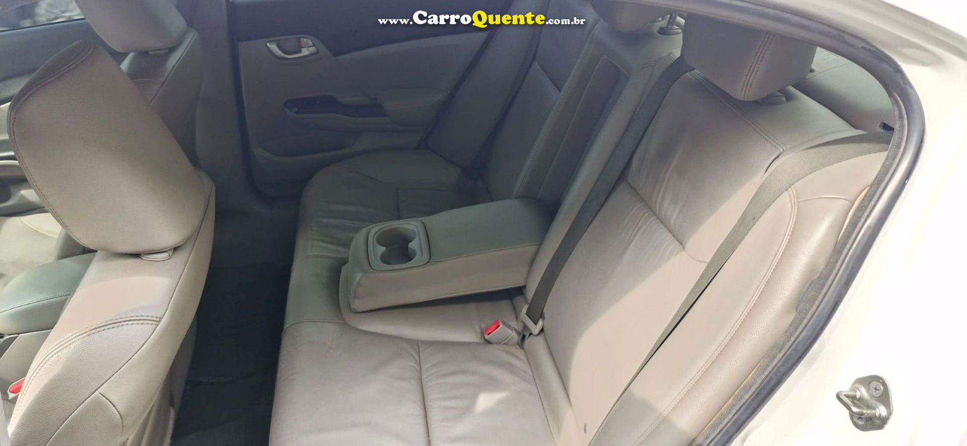 HONDA   CIVIC SEDAN LXR 2.0 FLEXONE 16V AUT. 4P   BRANCO 2015 2.0 FLEX - Loja