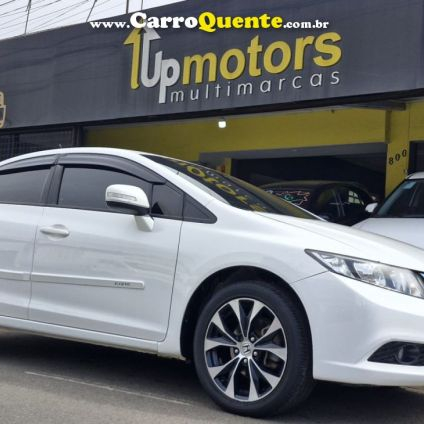 HONDA   CIVIC SEDAN LXR 2.0 FLEXONE 16V AUT. 4P   BRANCO 2015 2.0 FLEX