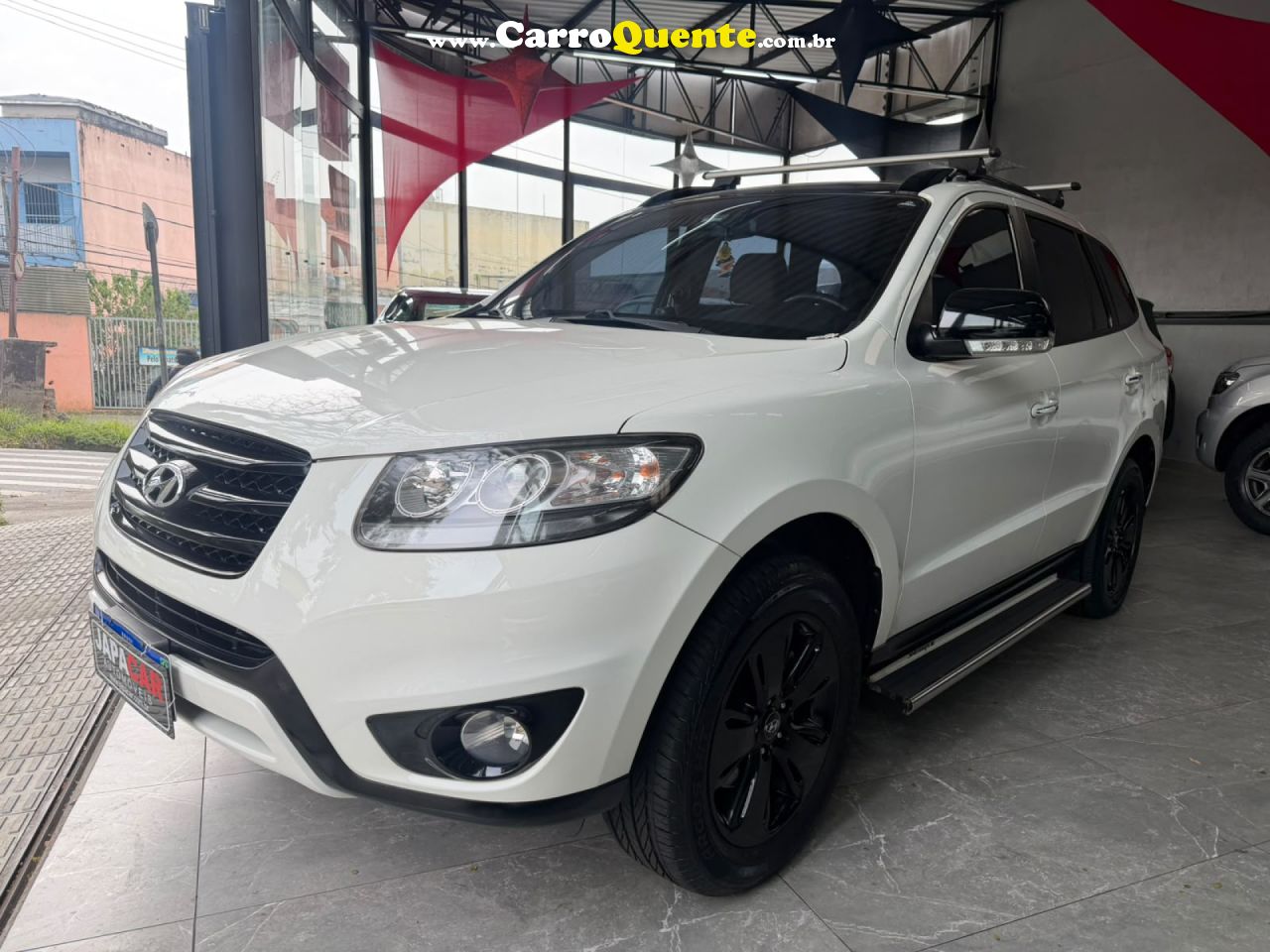 HYUNDAI   SANTA FE GLS 2.4 TIPTRONIC   BRANCO 2012 2.4 GASOLINA - Loja