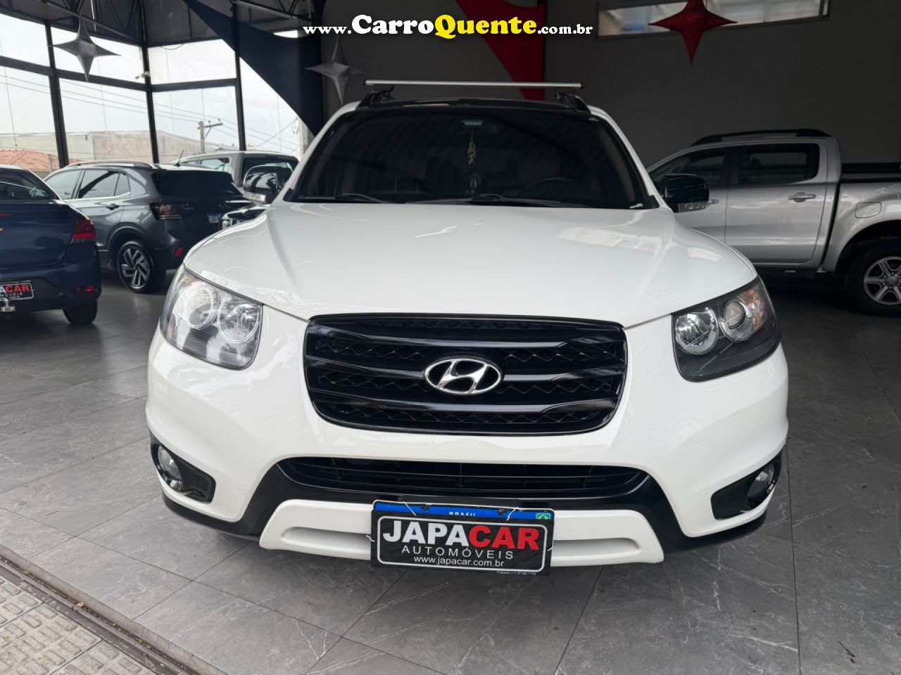 HYUNDAI   SANTA FE GLS 2.4 TIPTRONIC   BRANCO 2012 2.4 GASOLINA - Loja