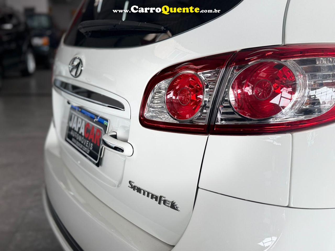 HYUNDAI   SANTA FE GLS 2.4 TIPTRONIC   BRANCO 2012 2.4 GASOLINA - Loja