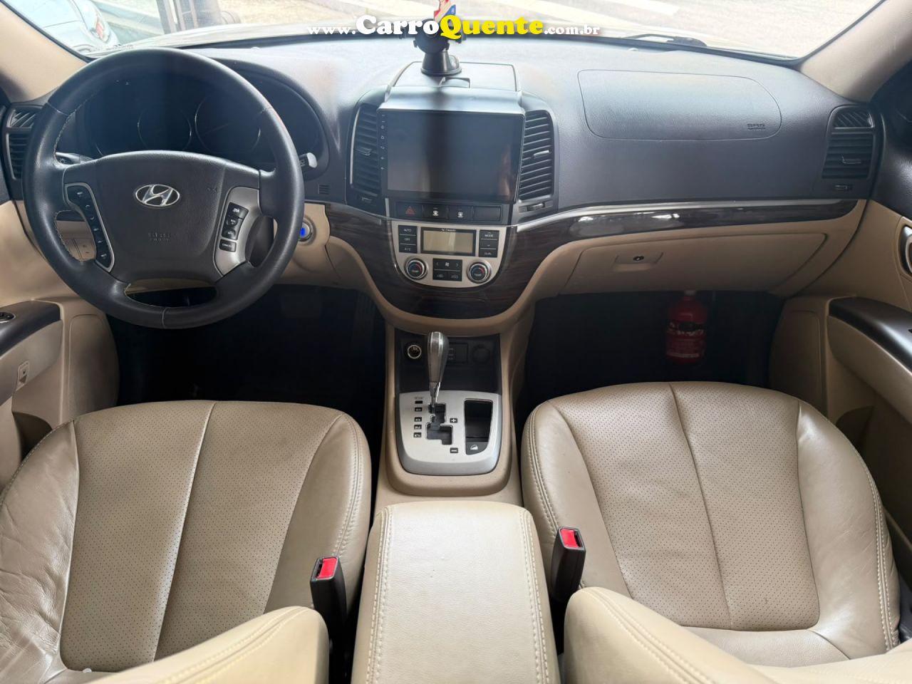 HYUNDAI   SANTA FE GLS 2.4 TIPTRONIC   BRANCO 2012 2.4 GASOLINA - Loja