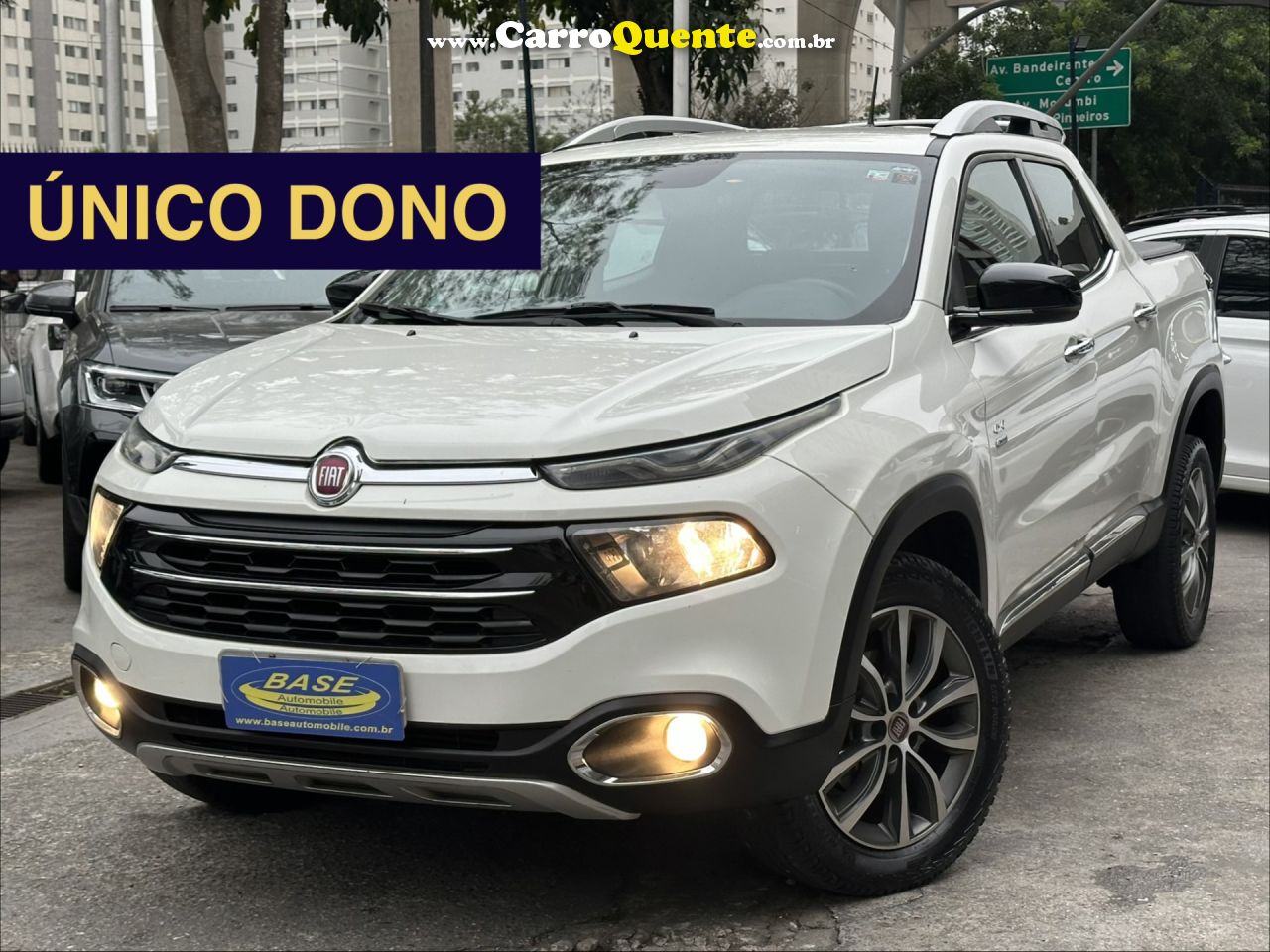 FIAT   TORO VOLCANO 2.0 16V 4X4 TB DIESEL AUT.   BRANCO 2019 2.0 TD DIESEL - Loja