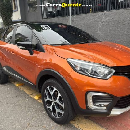 RENAULT   CAPTUR INTENSE 1.6 16V FLEX 5P AUT.   LARANJA 2018 1.6 FLEX