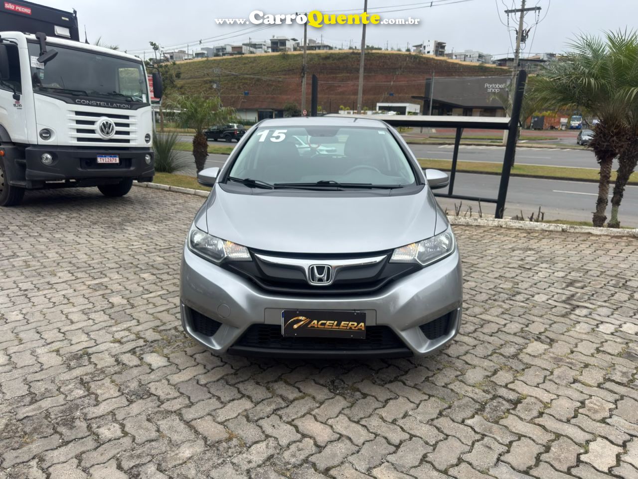 HONDA   FIT LX 1.5 FLEXONE 16V 5P AUT.   CINZA 2015 1.5 GASOLINA - Loja