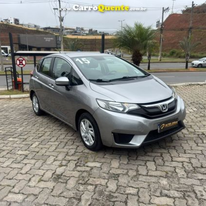 HONDA   FIT LX 1.5 FLEXONE 16V 5P AUT.   CINZA 2015 1.5 GASOLINA