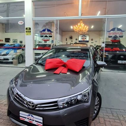 TOYOTA   COROLLA GLI 1.8 FLEX 16V  AUT.   CINZA 2017 1.8 FLEX