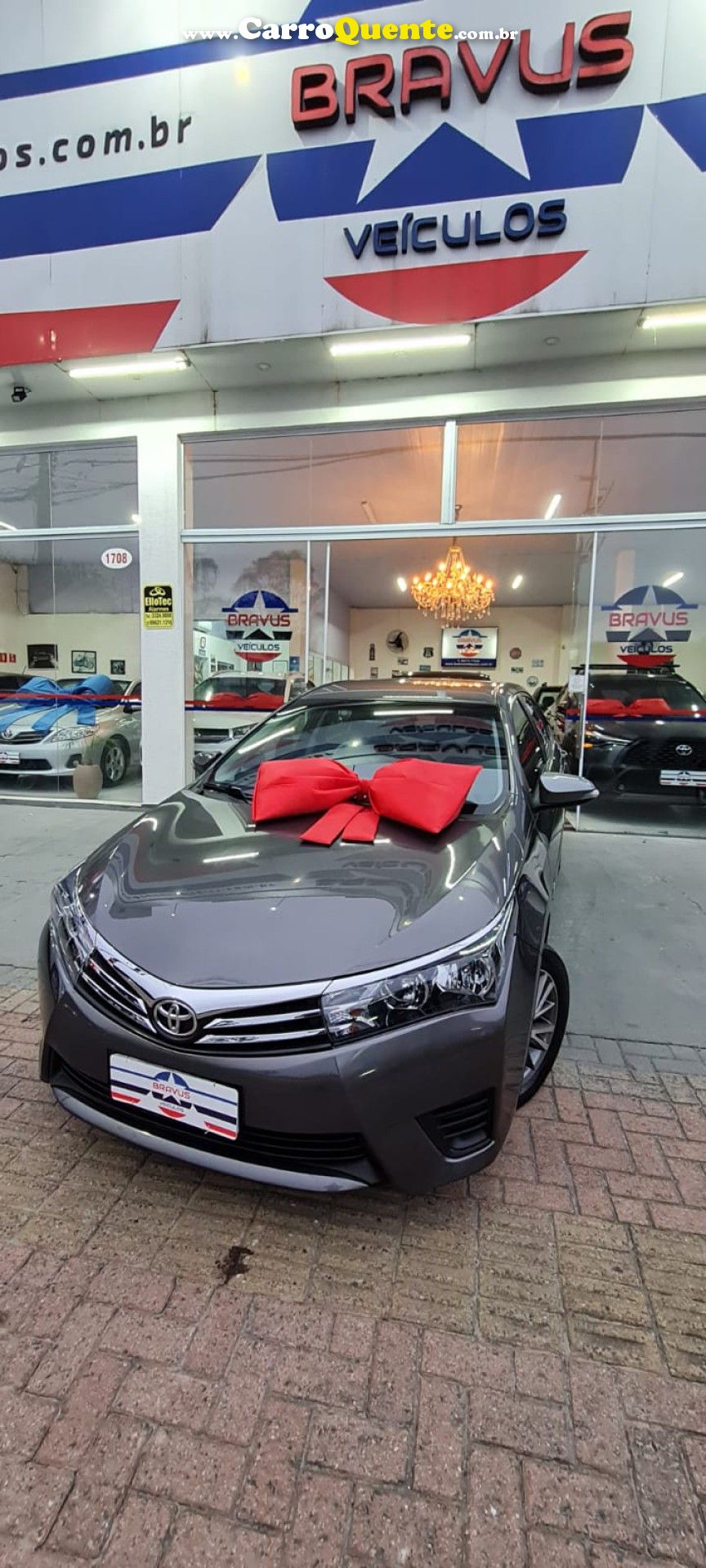 TOYOTA   COROLLA GLI 1.8 FLEX 16V  AUT.   CINZA 2017 1.8 FLEX - Loja