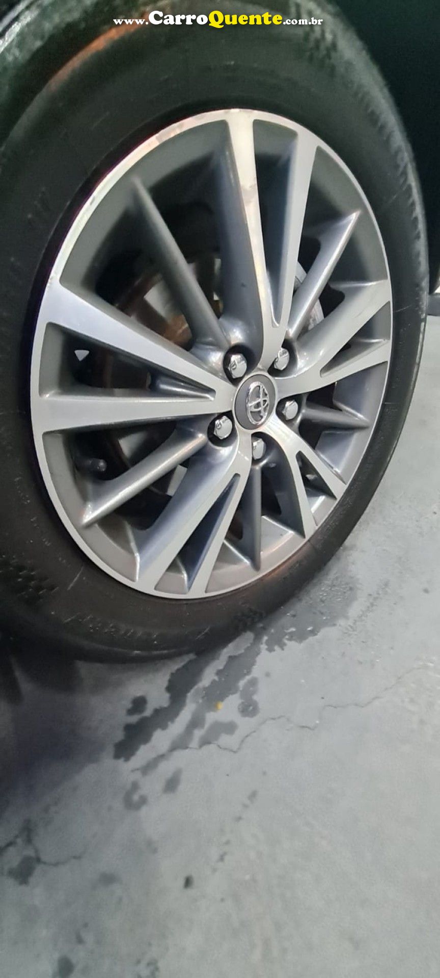 TOYOTA   COROLLA GLI 1.8 FLEX 16V  AUT.   CINZA 2017 1.8 FLEX - Loja