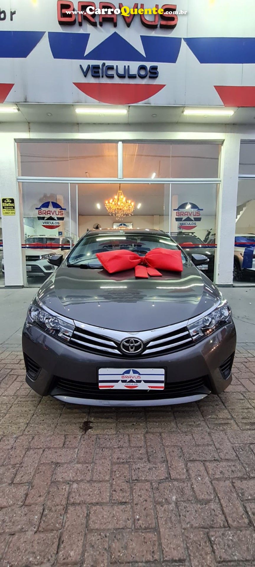 TOYOTA   COROLLA GLI 1.8 FLEX 16V  AUT.   CINZA 2017 1.8 FLEX - Loja