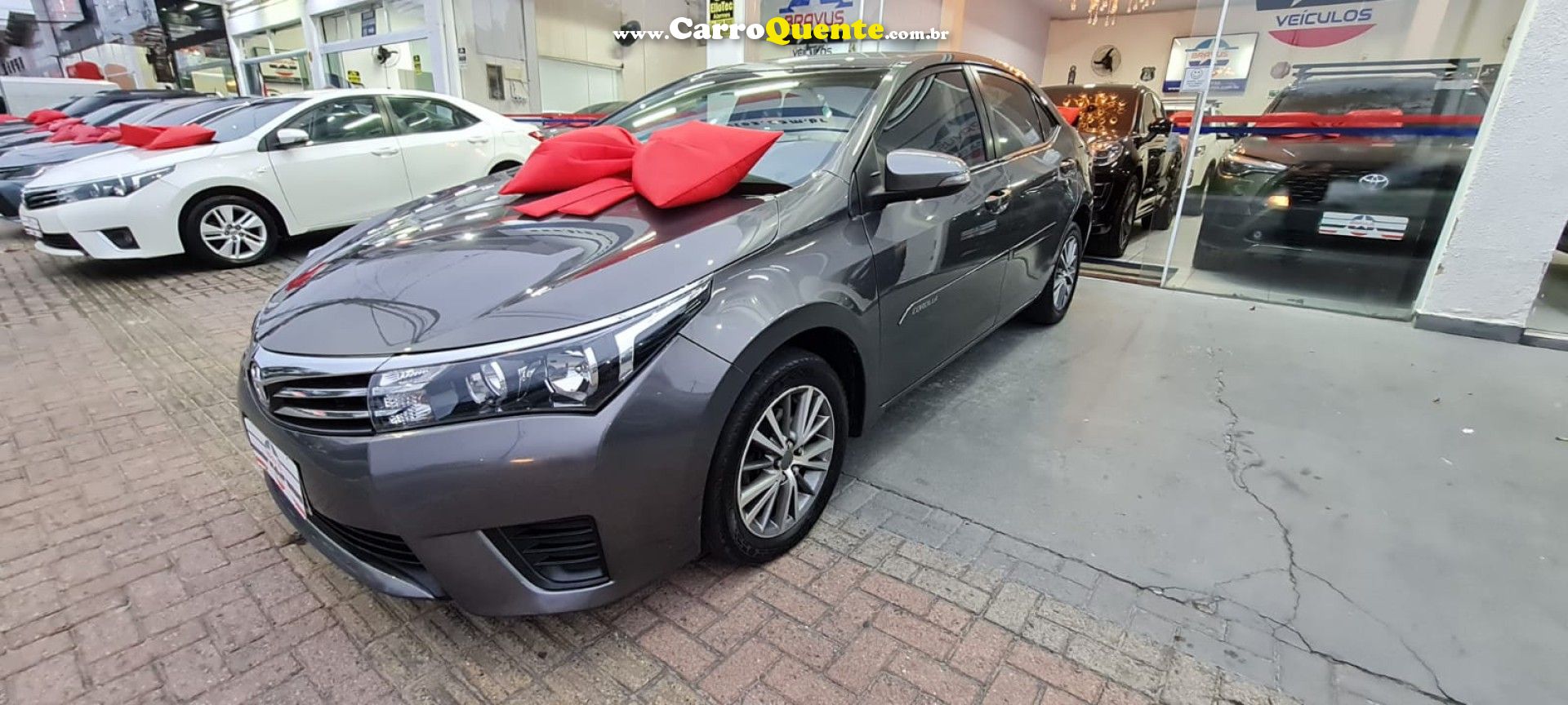 TOYOTA   COROLLA GLI 1.8 FLEX 16V  AUT.   CINZA 2017 1.8 FLEX - Loja
