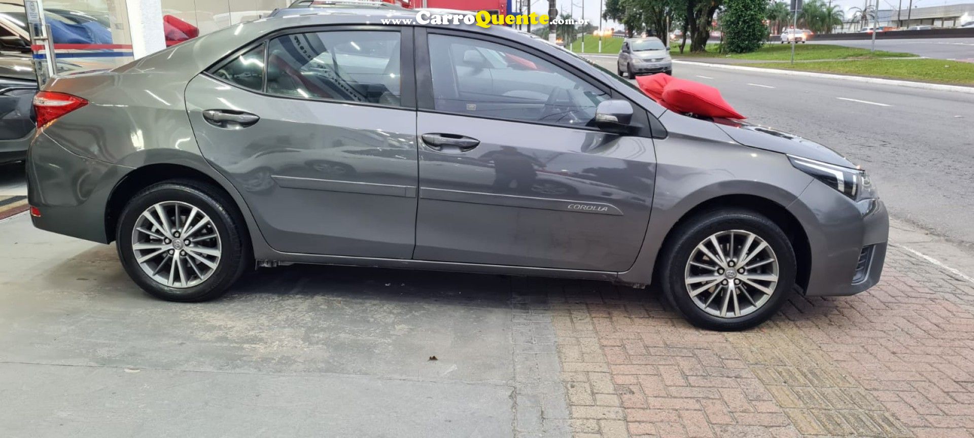 TOYOTA   COROLLA GLI 1.8 FLEX 16V  AUT.   CINZA 2017 1.8 FLEX - Loja