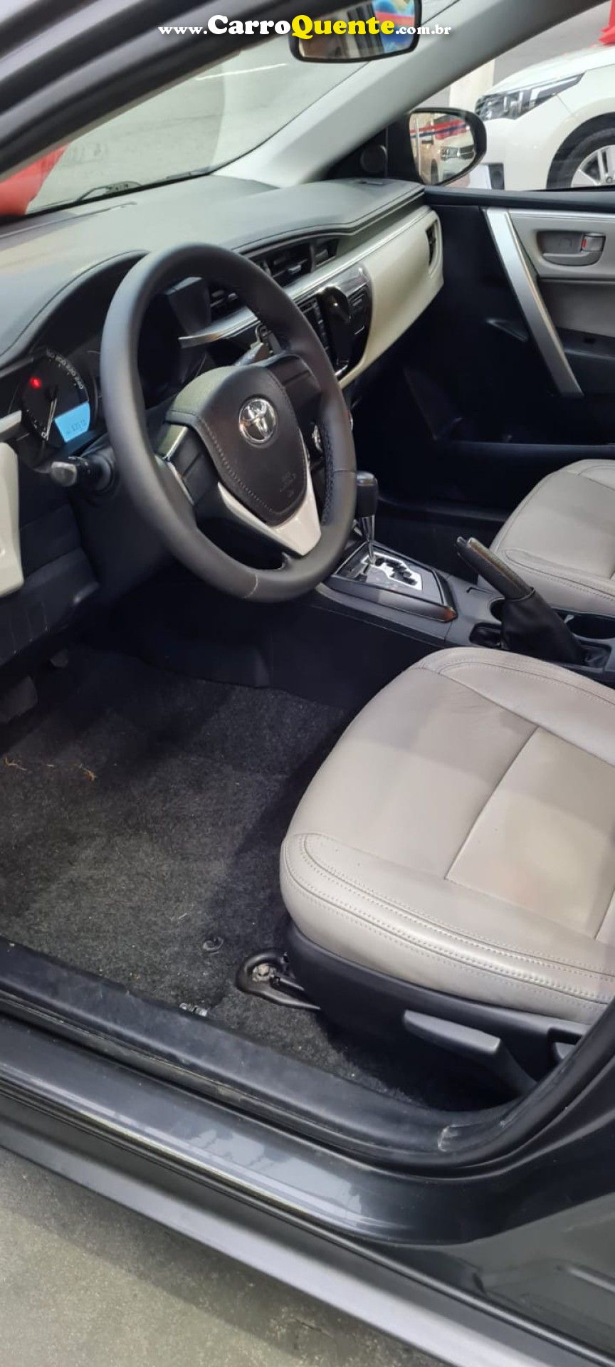TOYOTA   COROLLA GLI 1.8 FLEX 16V  AUT.   CINZA 2017 1.8 FLEX - Loja