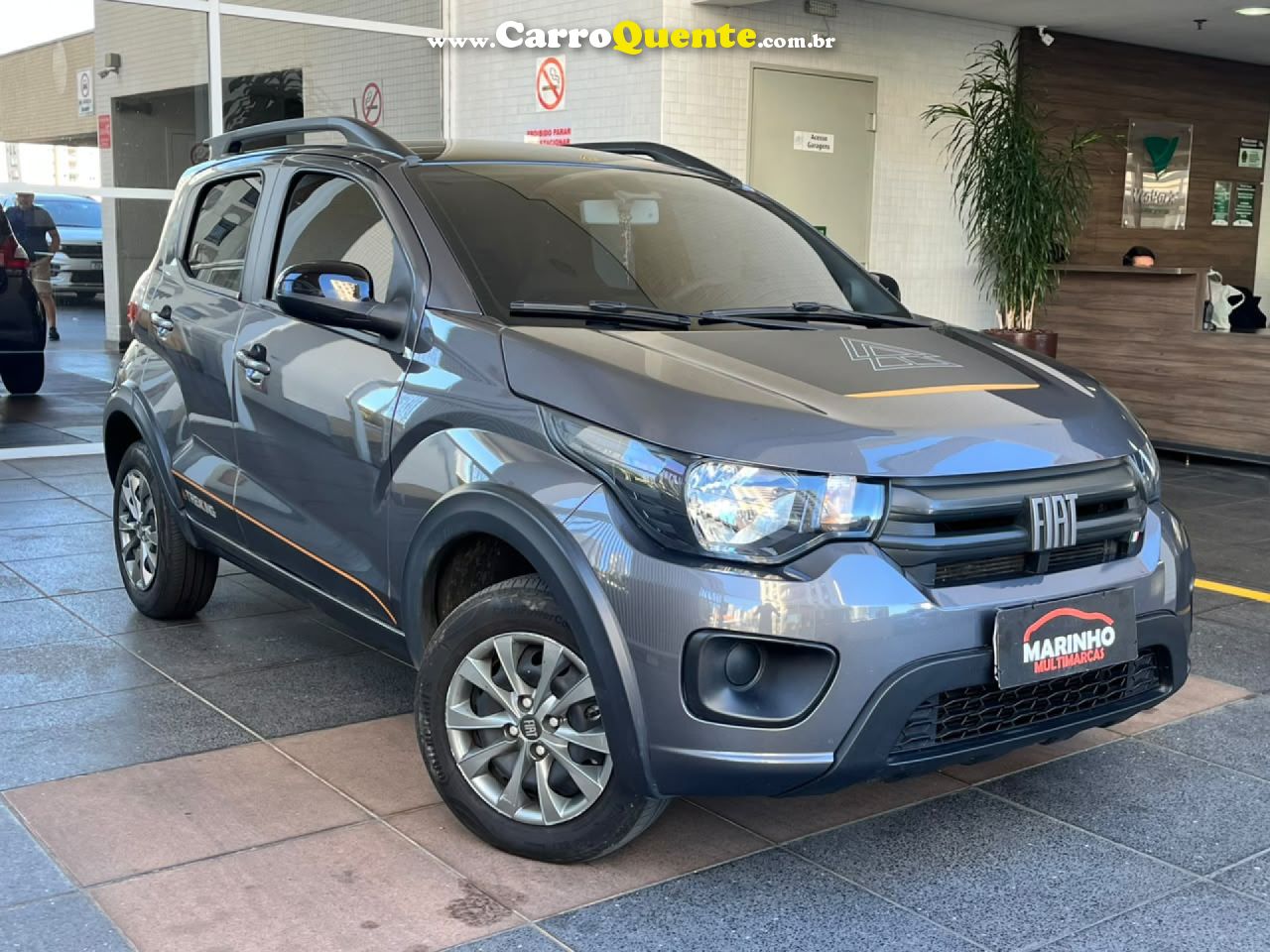 FIAT   MOBI TREKKING FLEX COMPLETO DE FABRICA UNICO DONO REVISOES CONCESSIONARIA   CINZA 2023 1.0 FLEX - Loja