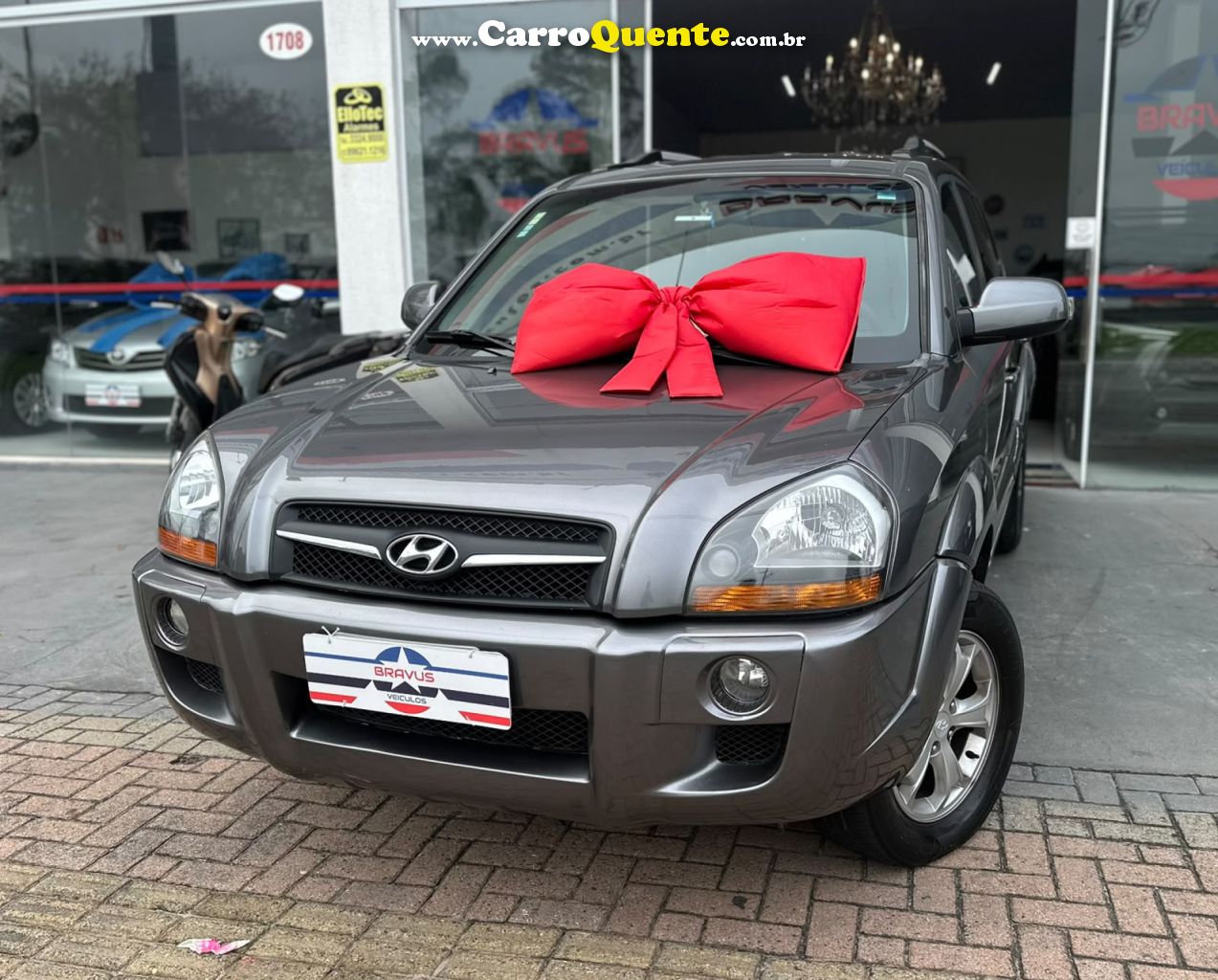 HYUNDAI   TUCSON 2.0 16V FLEX AUT.   CINZA 2017 2.0 FLEX - Loja
