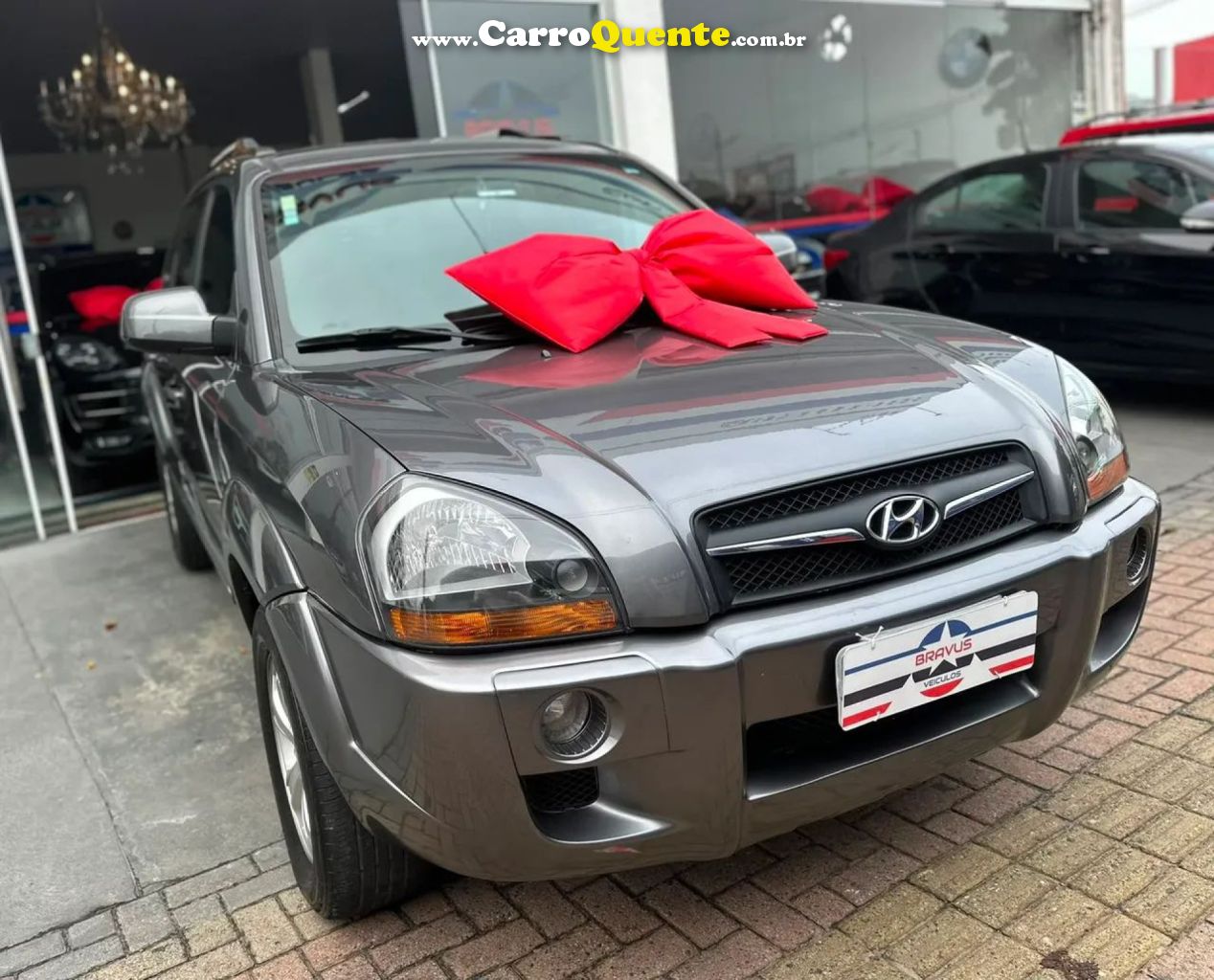 HYUNDAI   TUCSON 2.0 16V FLEX AUT.   CINZA 2017 2.0 FLEX - Loja