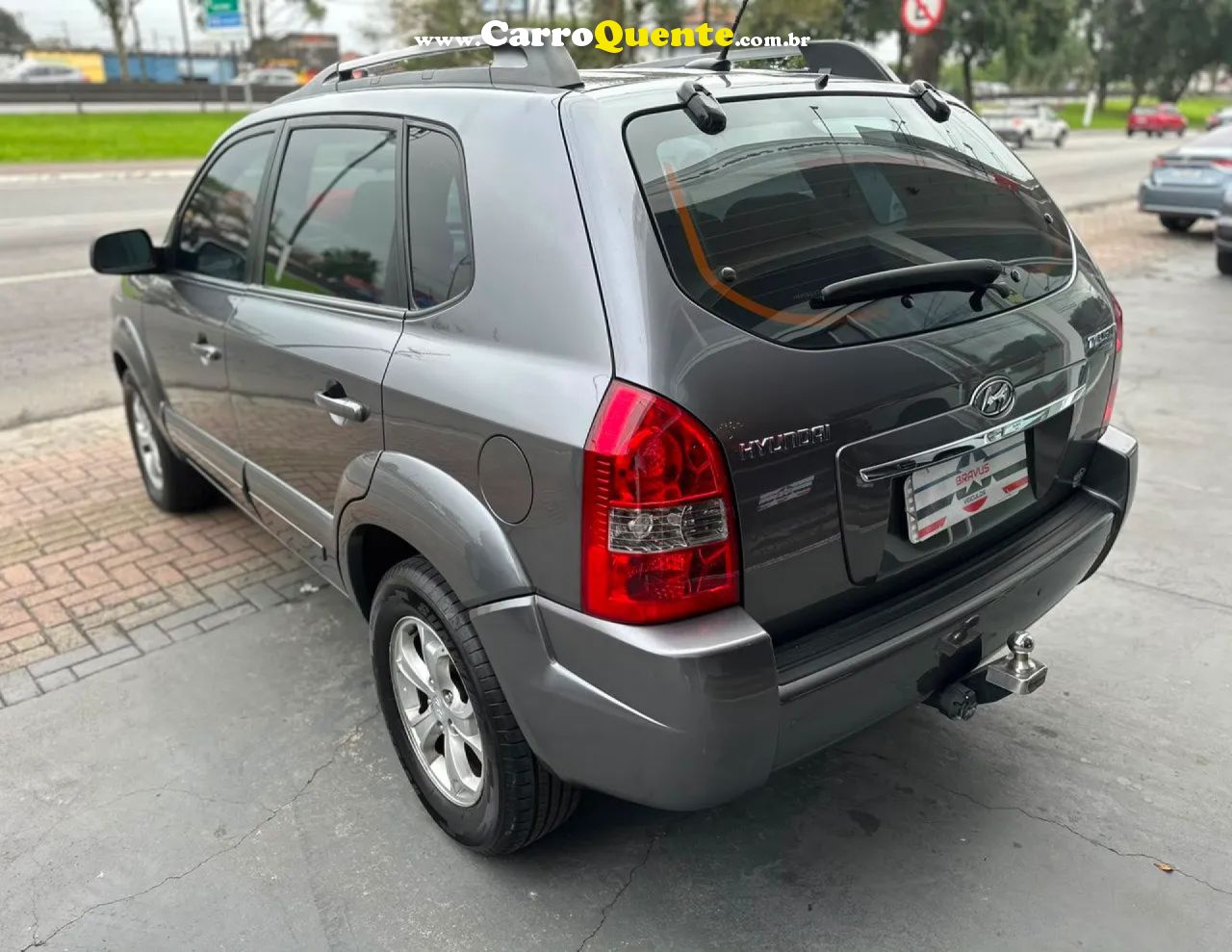 HYUNDAI   TUCSON 2.0 16V FLEX AUT.   CINZA 2017 2.0 FLEX - Loja