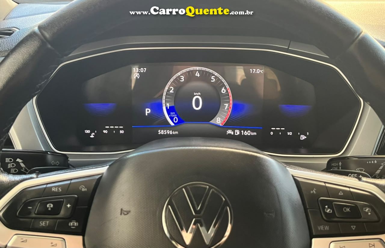 VOLKSWAGEN   TCROSS TURBO FLEX 2023 UNICA DONA PAINEL TFT MULTIMIDIA OTIMO ESTADO   PRETO 2023 1.0 FLEX - Loja