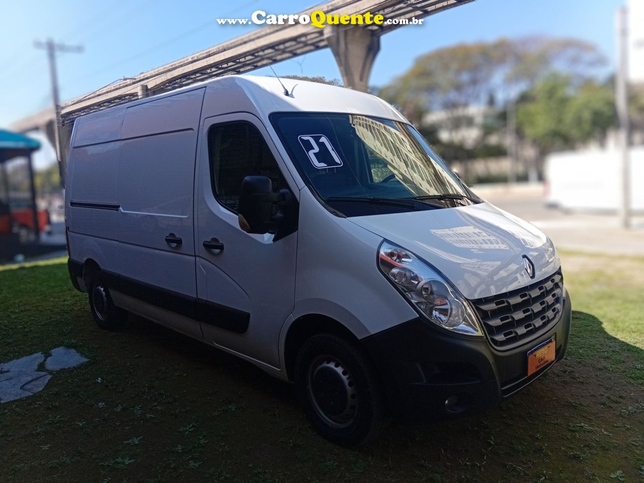 RENAULT   MASTER 2.3 DCI GRAND FURGÃO16V DIESEL   BRANCO 2021 2.3 DIESEL - Loja