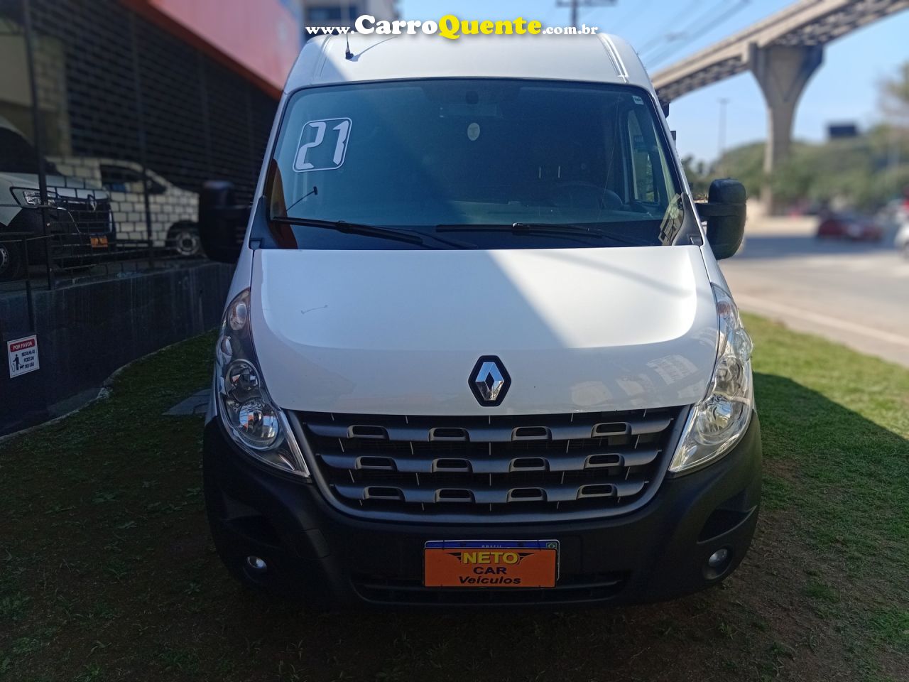 RENAULT   MASTER 2.3 DCI GRAND FURGÃO16V DIESEL   BRANCO 2021 2.3 DIESEL - Loja