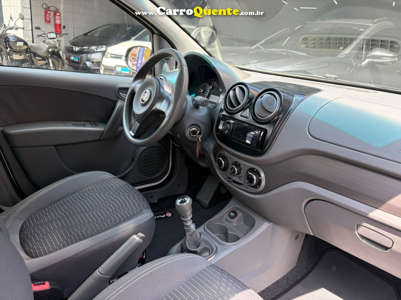 FIAT   PALIO ATTRACTIVE 1.0 EVO FIRE FLEX 8V 5P   BRANCO 2016 1.0 FLEX - Loja