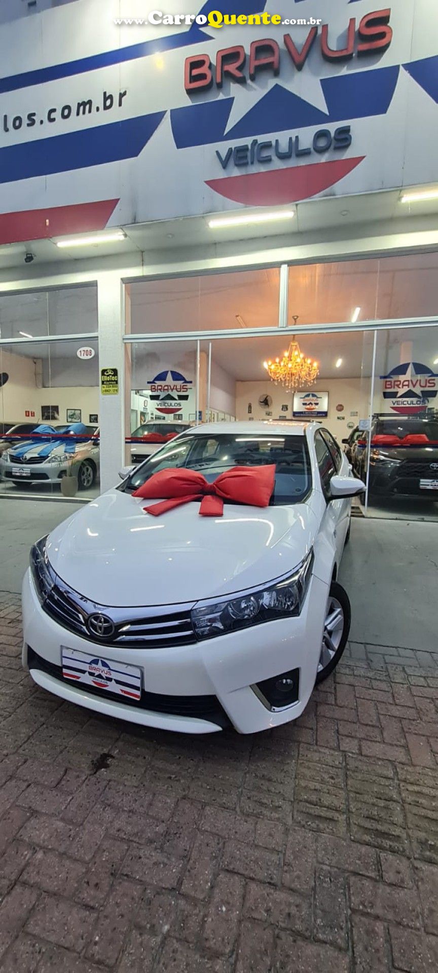 TOYOTA   COROLLA GLI UPPER 1.8 FLEX 16V AUT.   BRANCO 2016 1.8 FLEX - Loja