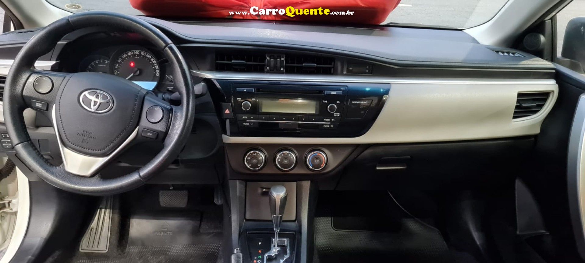 TOYOTA   COROLLA GLI UPPER 1.8 FLEX 16V AUT.   BRANCO 2016 1.8 FLEX - Loja