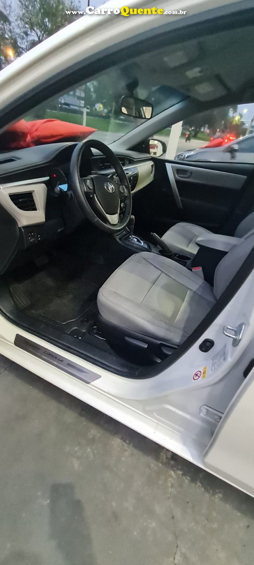 TOYOTA   COROLLA GLI UPPER 1.8 FLEX 16V AUT.   BRANCO 2016 1.8 FLEX - Loja