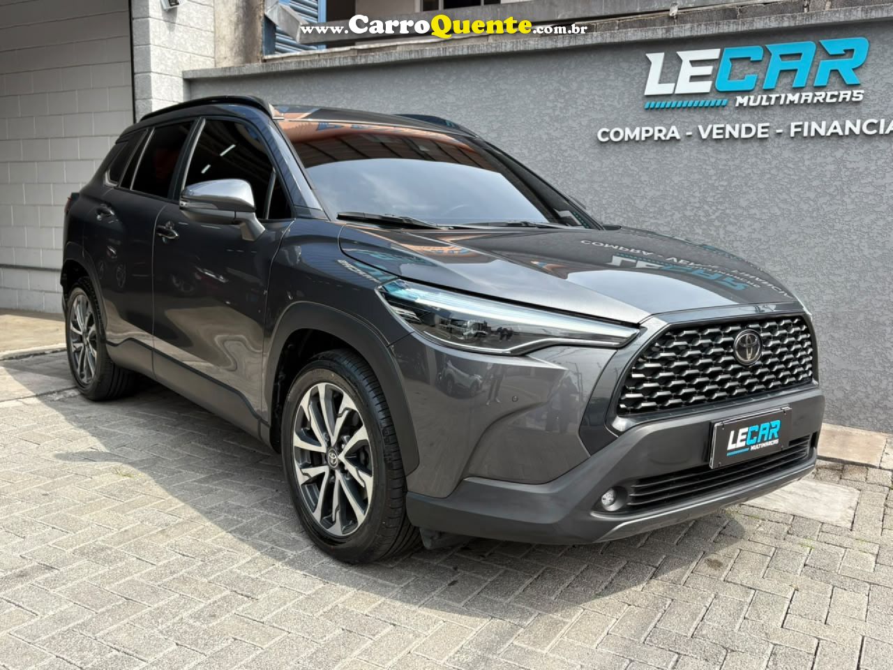 TOYOTA   COROLLA CROSS XRE 2.0 16V FLEX AUT.   CINZA 2023 2.0 FLEX - Loja