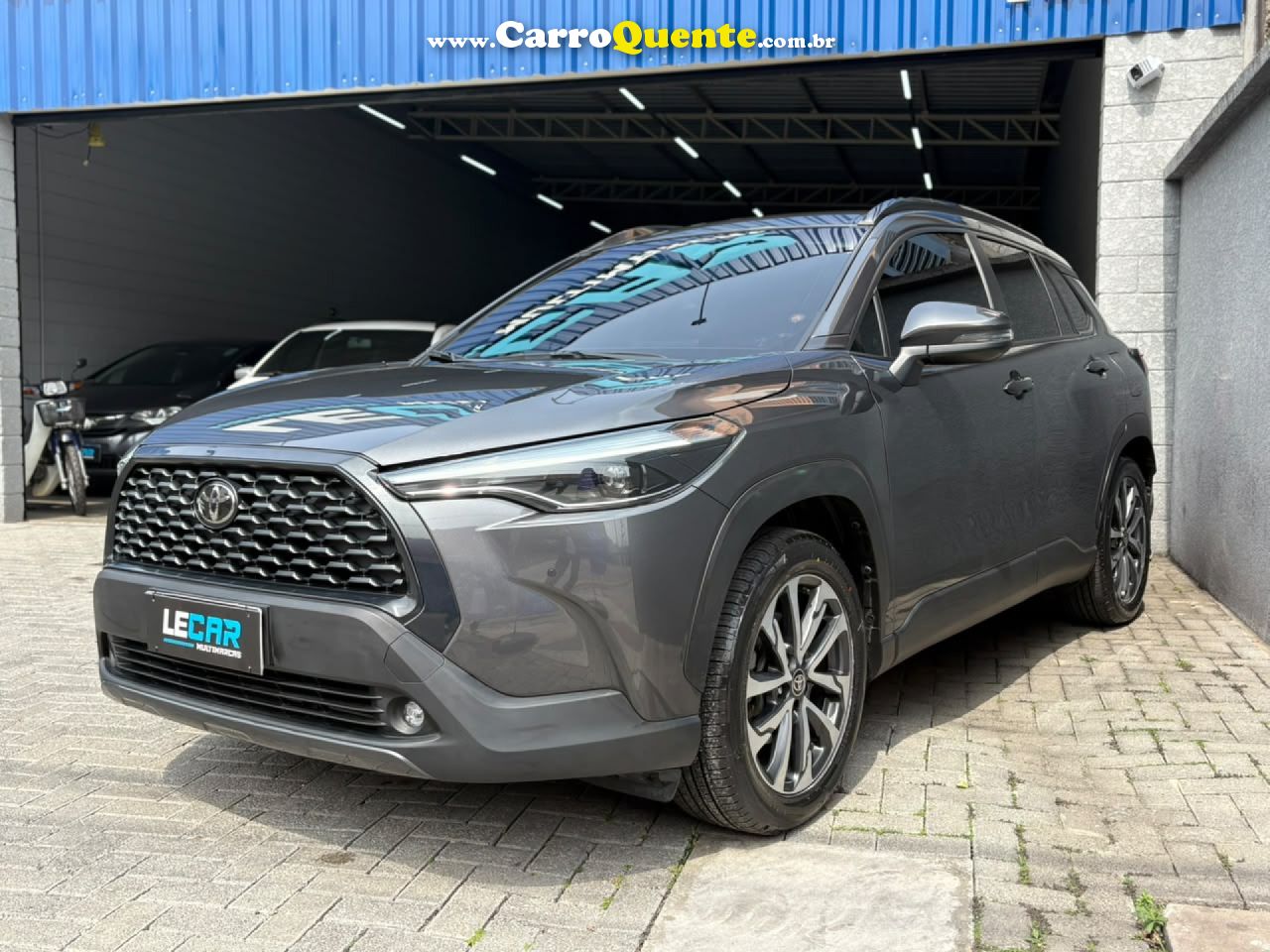 TOYOTA   COROLLA CROSS XRE 2.0 16V FLEX AUT.   CINZA 2023 2.0 FLEX - Loja