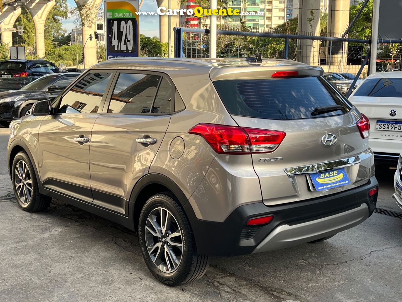 HYUNDAI   CRETA PRESTIGE 2.0 16V FLEX AUT.   PRATA 2019 2.0 FLEX - Loja