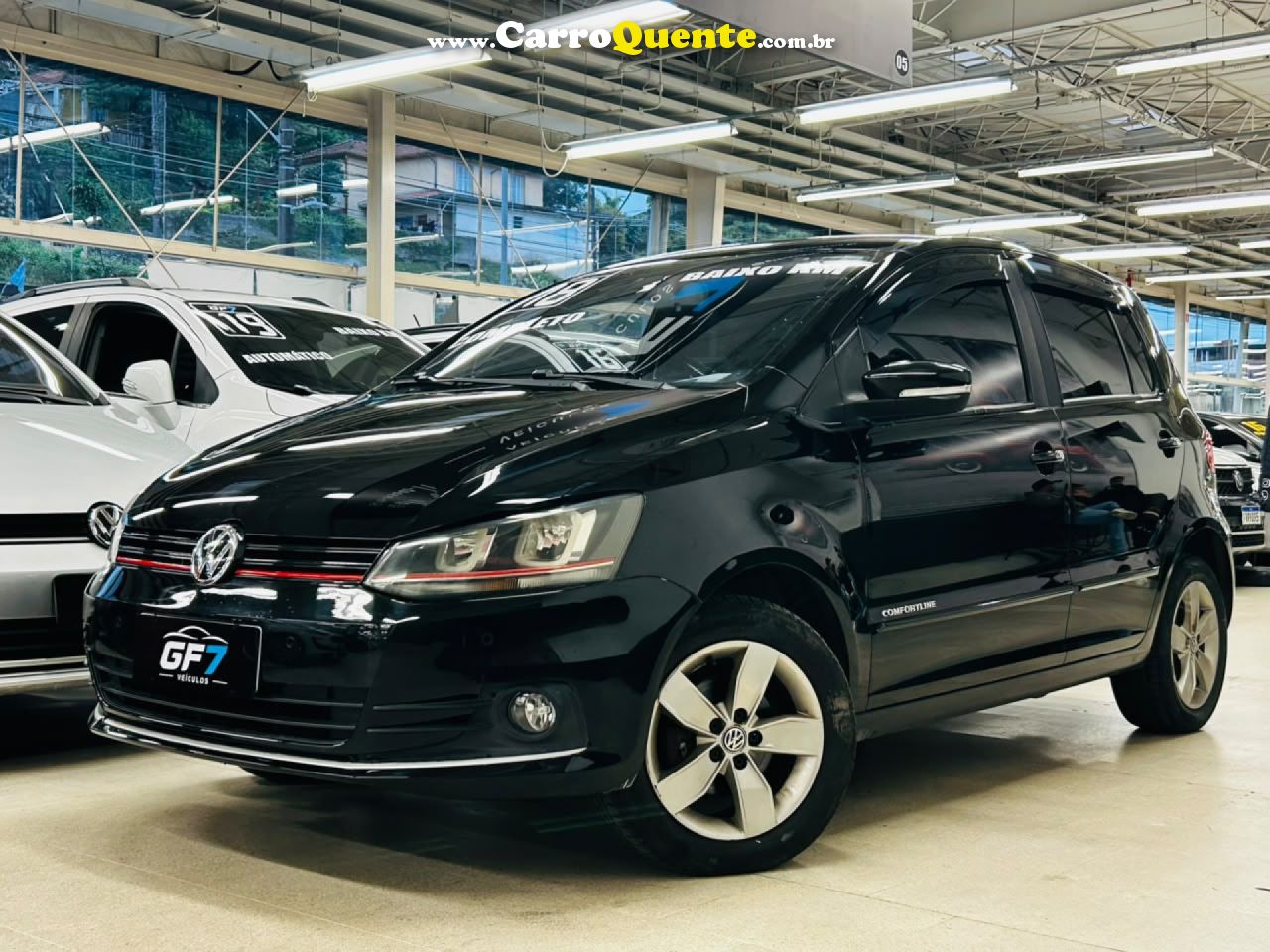 VOLKSWAGEN   FOX COMFORTLINE 1.6 FLEX 8V 5P   PRETO 2018 1.6 FLEX - Loja