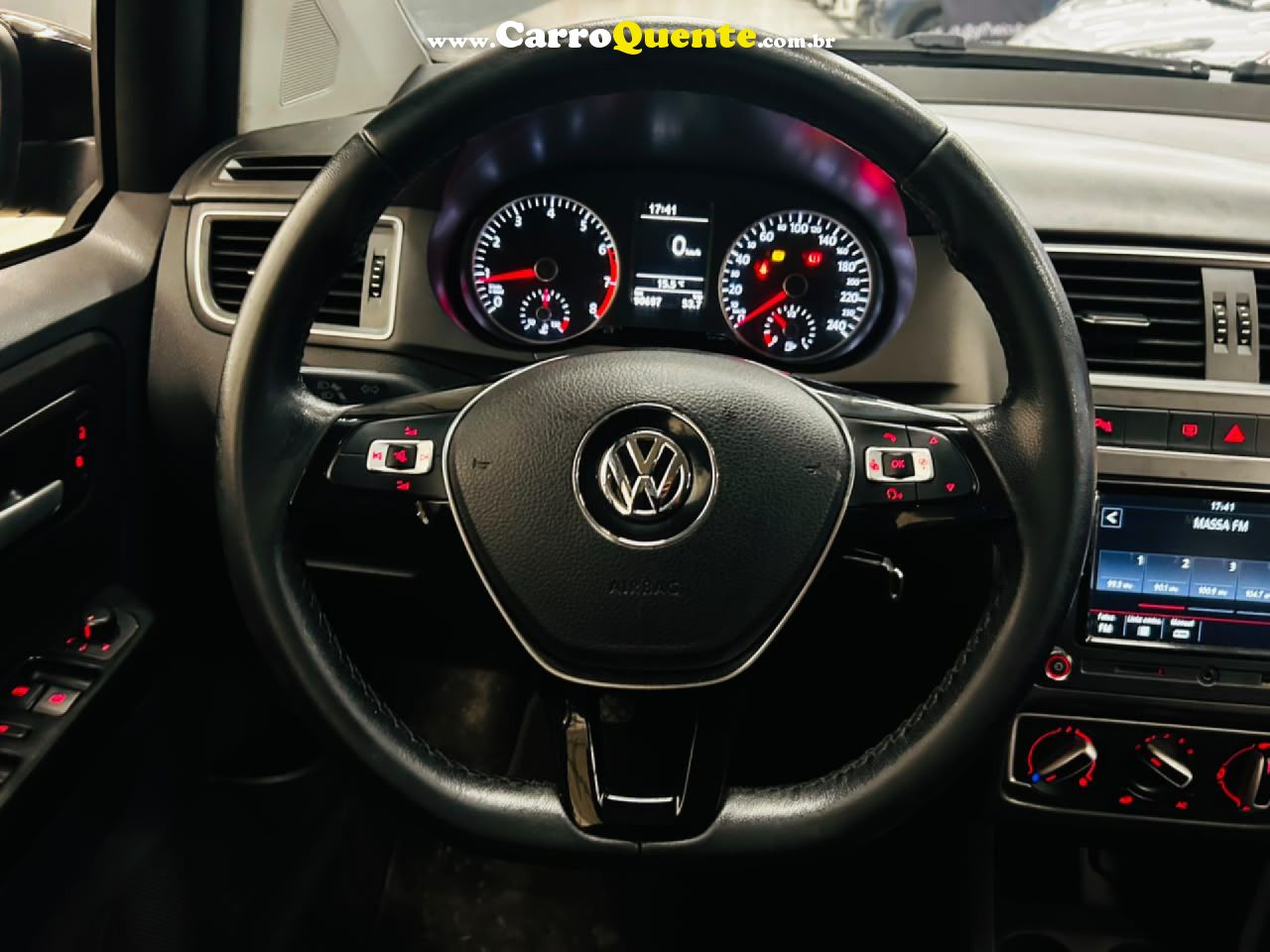 VOLKSWAGEN   FOX COMFORTLINE 1.6 FLEX 8V 5P   PRETO 2018 1.6 FLEX - Loja